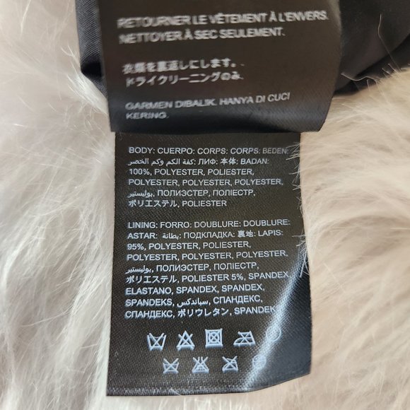 Bebe Asymmetric Front Zipper Skirt Size 2 - Picture 6 of 6